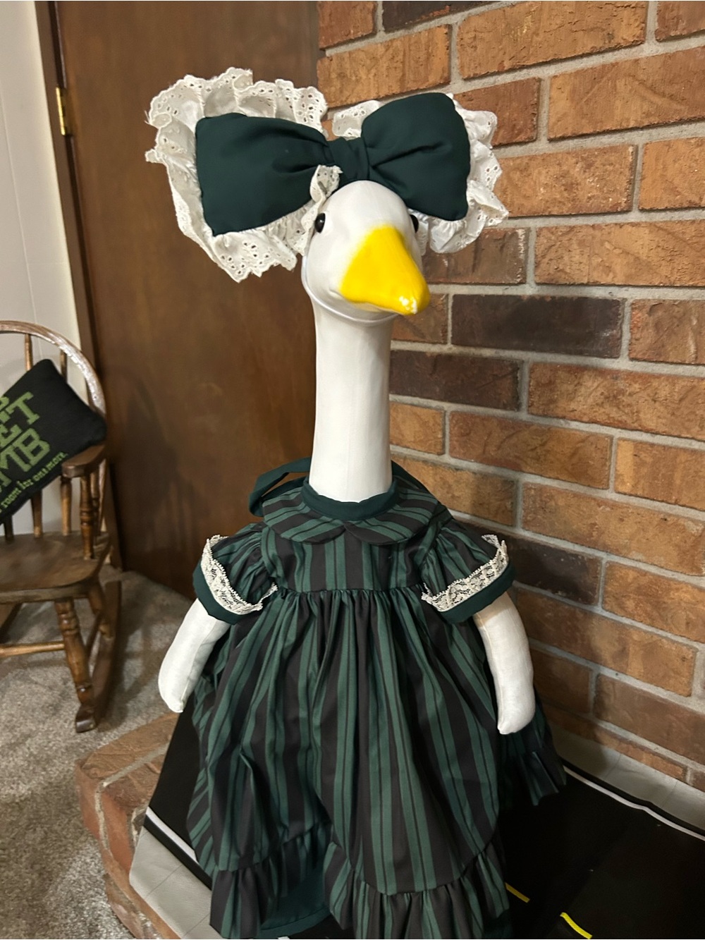 Porch Goose Haunted Mansion Maid